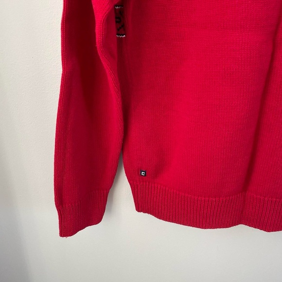 Chaps Vintage Red and White Christmas Polar Bear Sweater - Picture 8 of 8